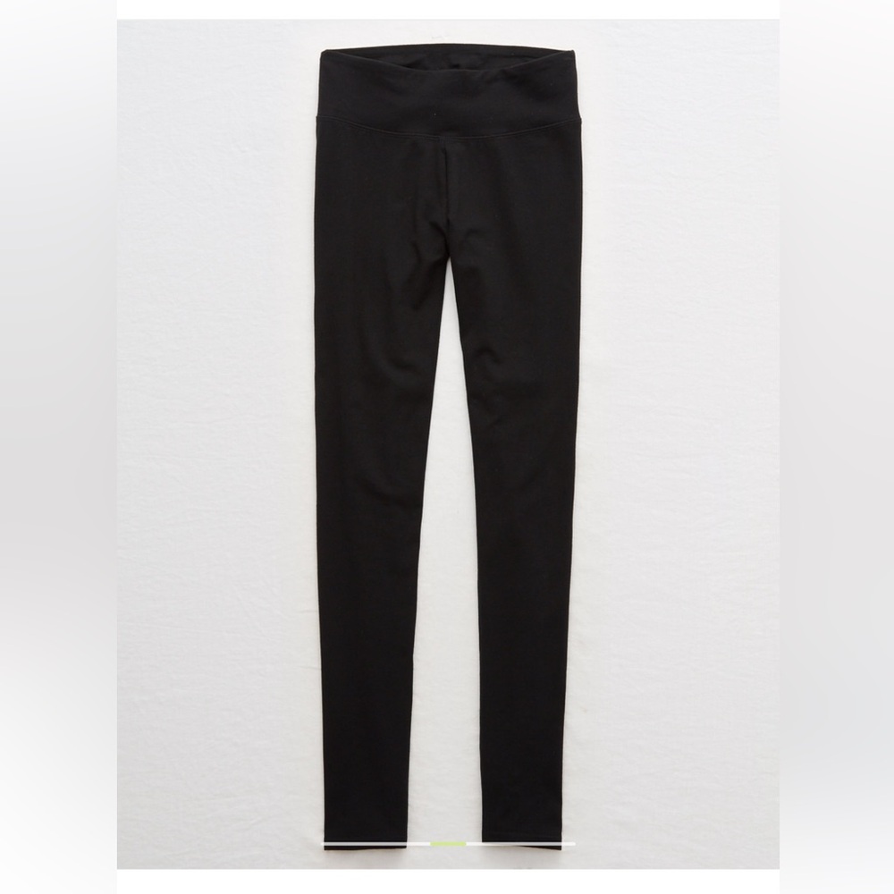 Aerie OG Cotton Elastane Mid Rise Leggings